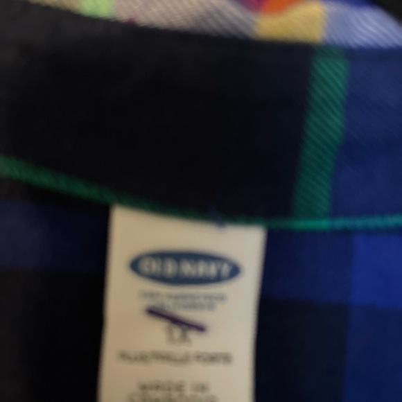 Tunic style flannel plaid shirt Great with leggings Worn once - Picture 3 of 6